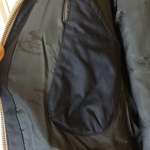 Paul & Shark Men's Zip Front Sweater Academia Grandpa Jacket Tan Size M - Picture 14 of 16